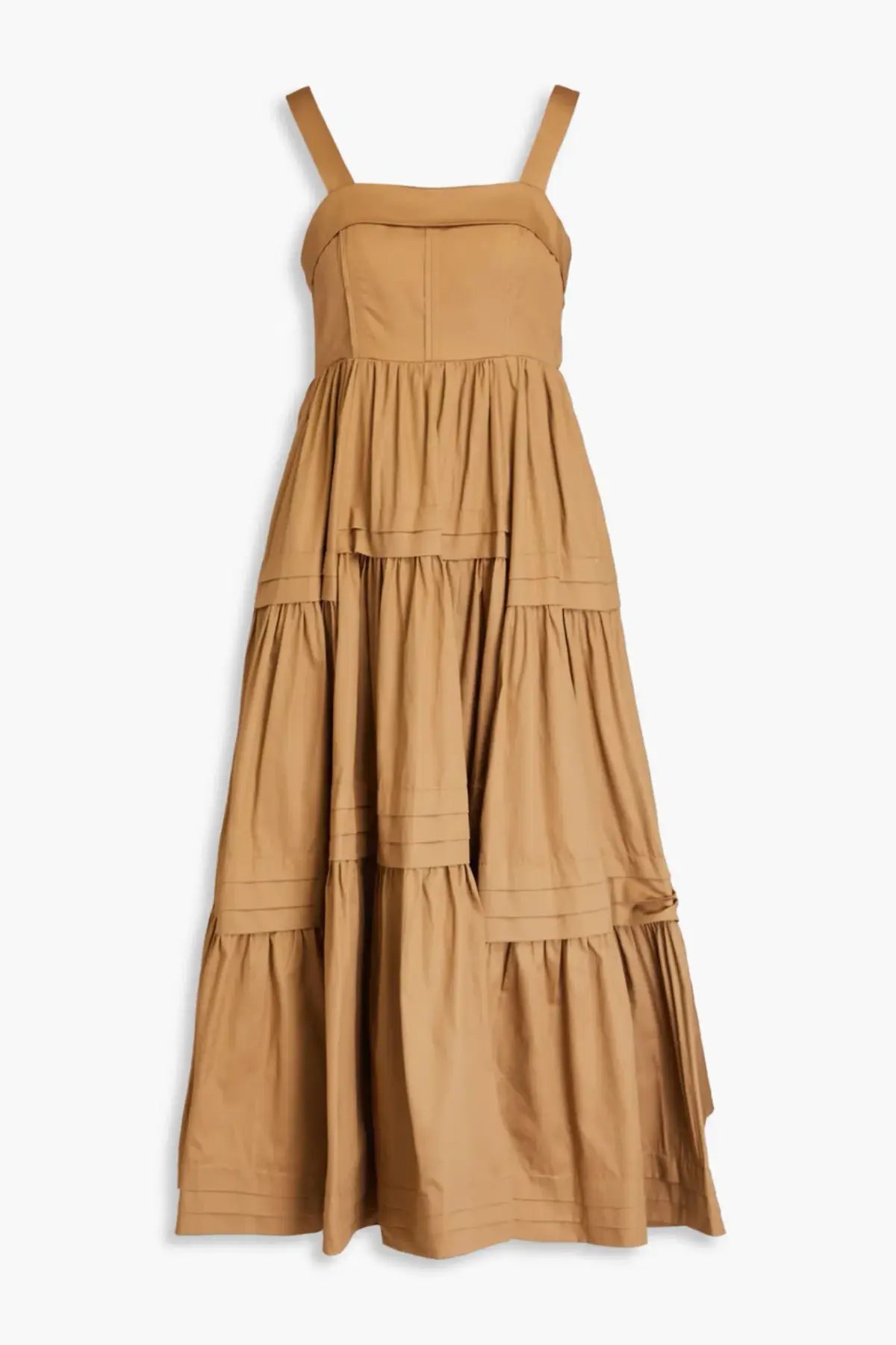 Aje Sophie tiered dress in natural SIZE 16 photo 3
