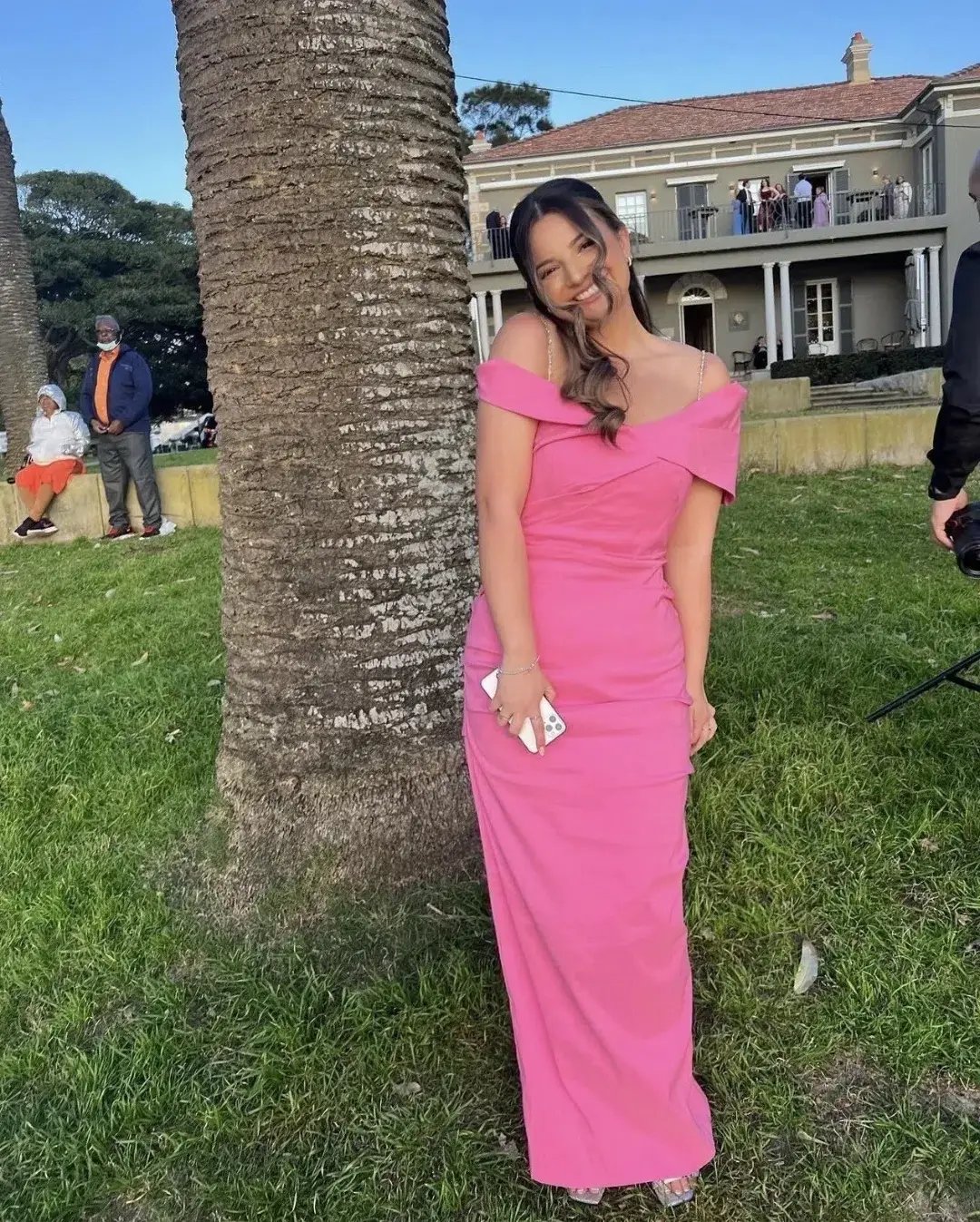 Rachel Gilbert Dahli Gown Pink Size 2/AU 10 photo 5