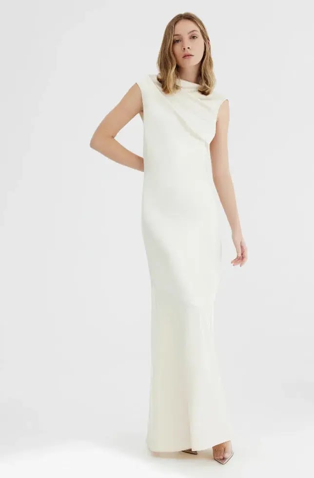Significant Other Lana Maxi Dress Buttercream Size 8 photo 2