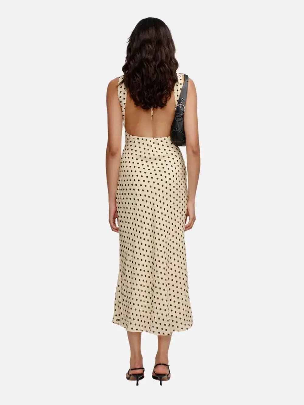 Ownley Tulip Midi Dress Butter Spots Size 8 photo 3