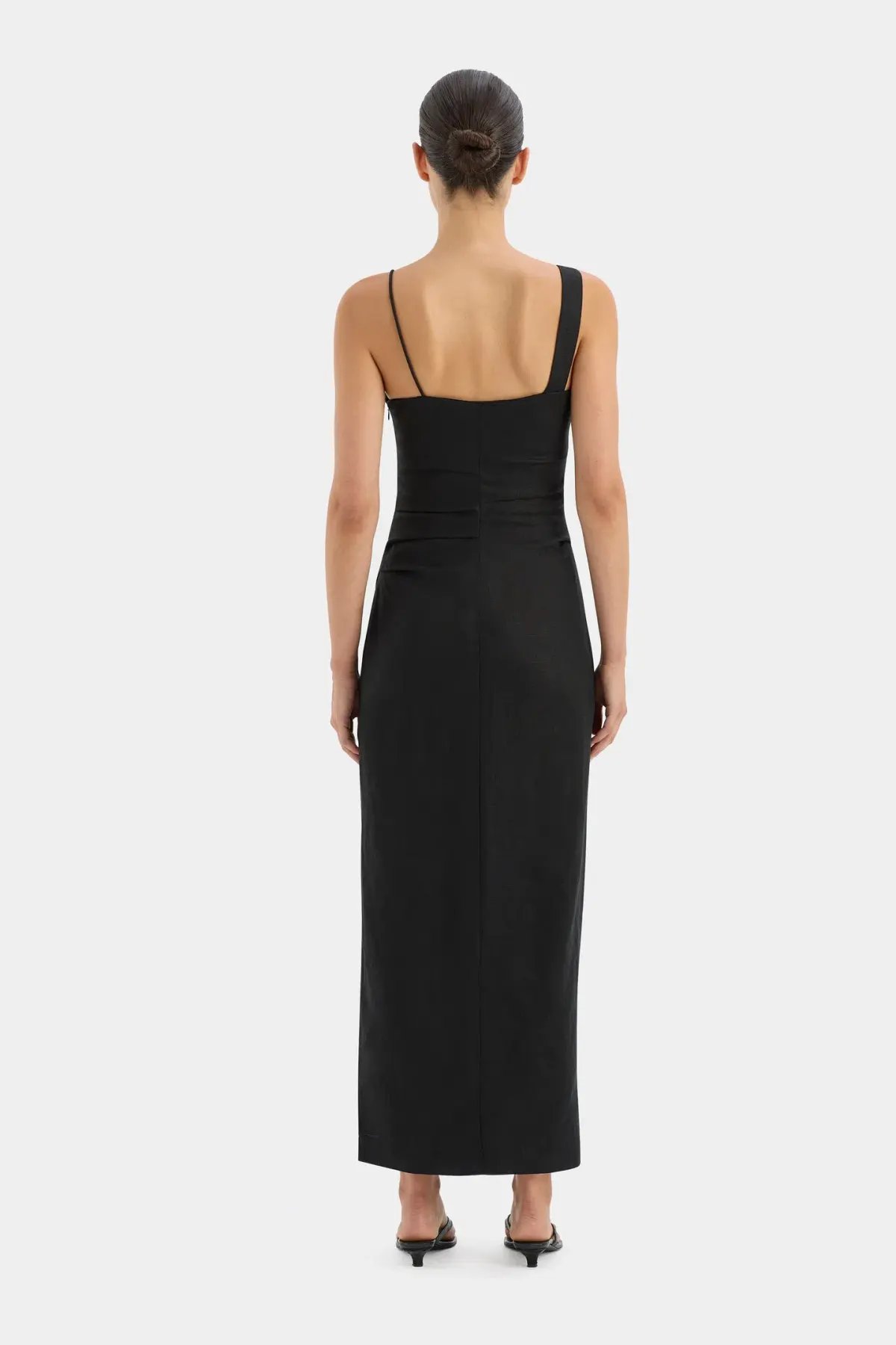 Sir The Label Antonia Beaded Midi Dress Black Size 1 / AU 8 photo 3