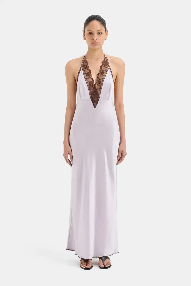 Sir the Label Aries Halter Dress Lilac Size 0/ AU 6 photo 2