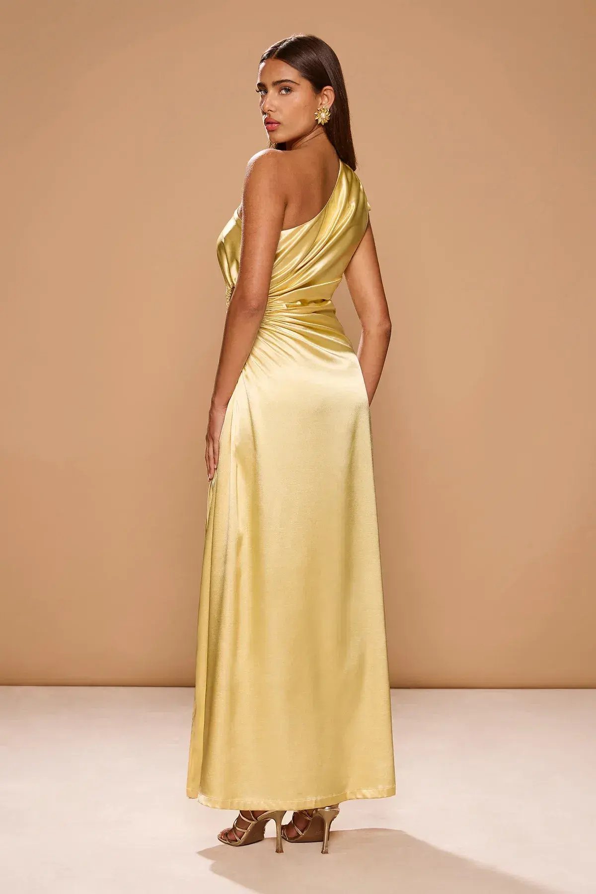 Sonya Moda Yellow Nour Dress Maxi Size 8 photo 2