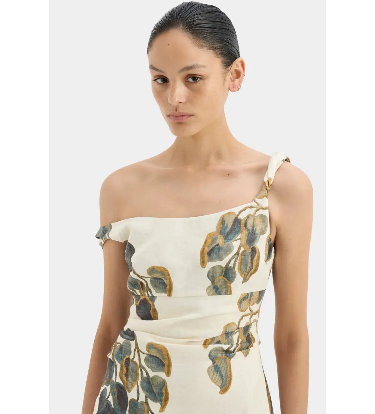 Sir The Label Evalita Twist Midi Dress Pine Valley Size 10 photo 3