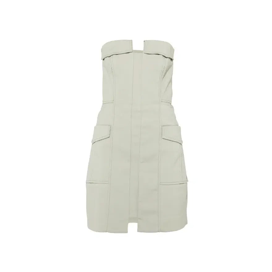 Dion Lee Pocket Bustier Mini Dress Green Size L / AU 12 photo 2