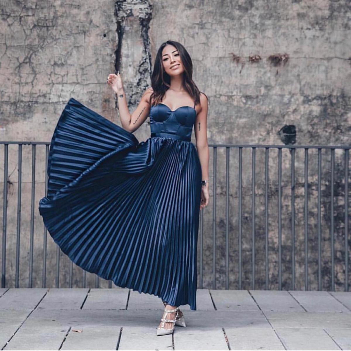 Elle Zeitoune Navy Milan Dress  Size 10 photo 2
