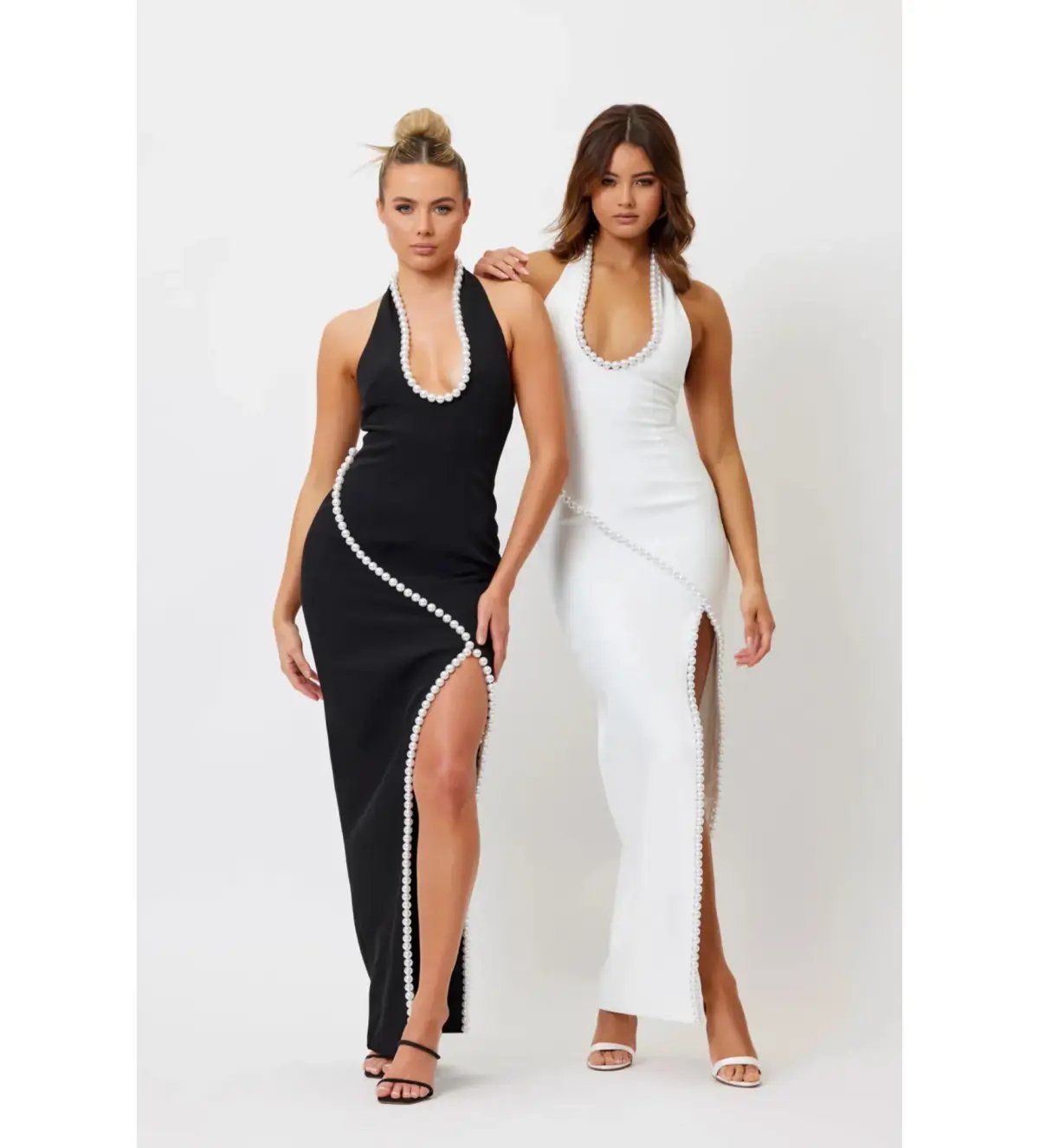 Bianca and Bridgett Laura Maxi Dress Pearl Size 10 photo 3