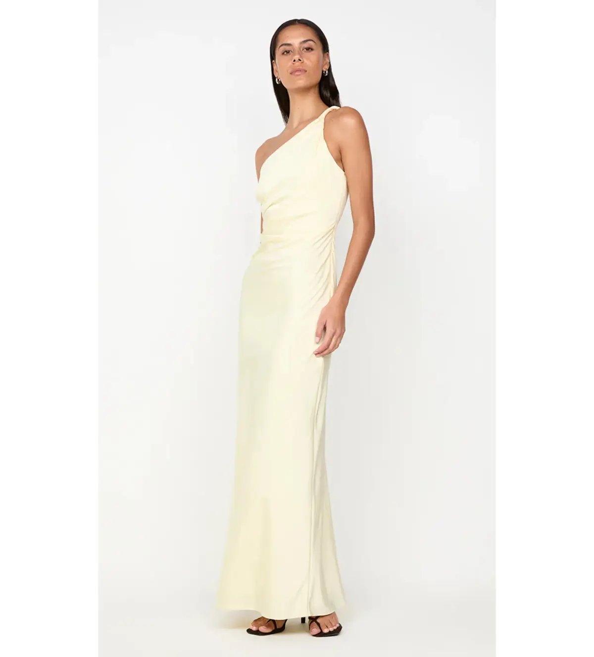 Bec & Bridge Lunetta Asym Maxi Dress Ice Yellow Size 10 photo 2
