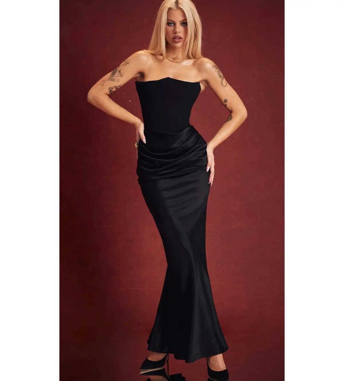 House of CB Persephone Dress Black Size S/Au 8 photo 2