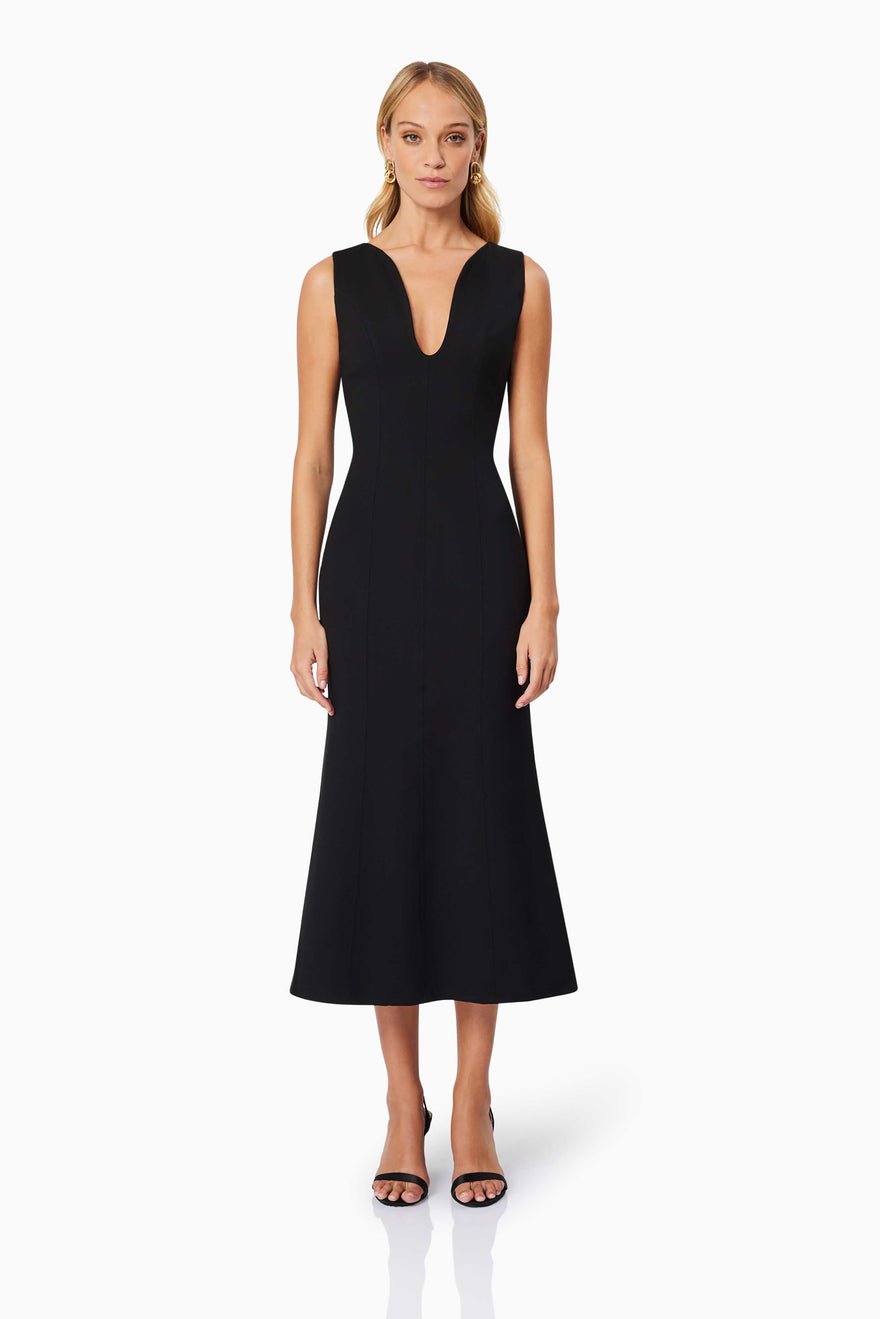 Elliatt Eden Midi Dress - Black photo 2