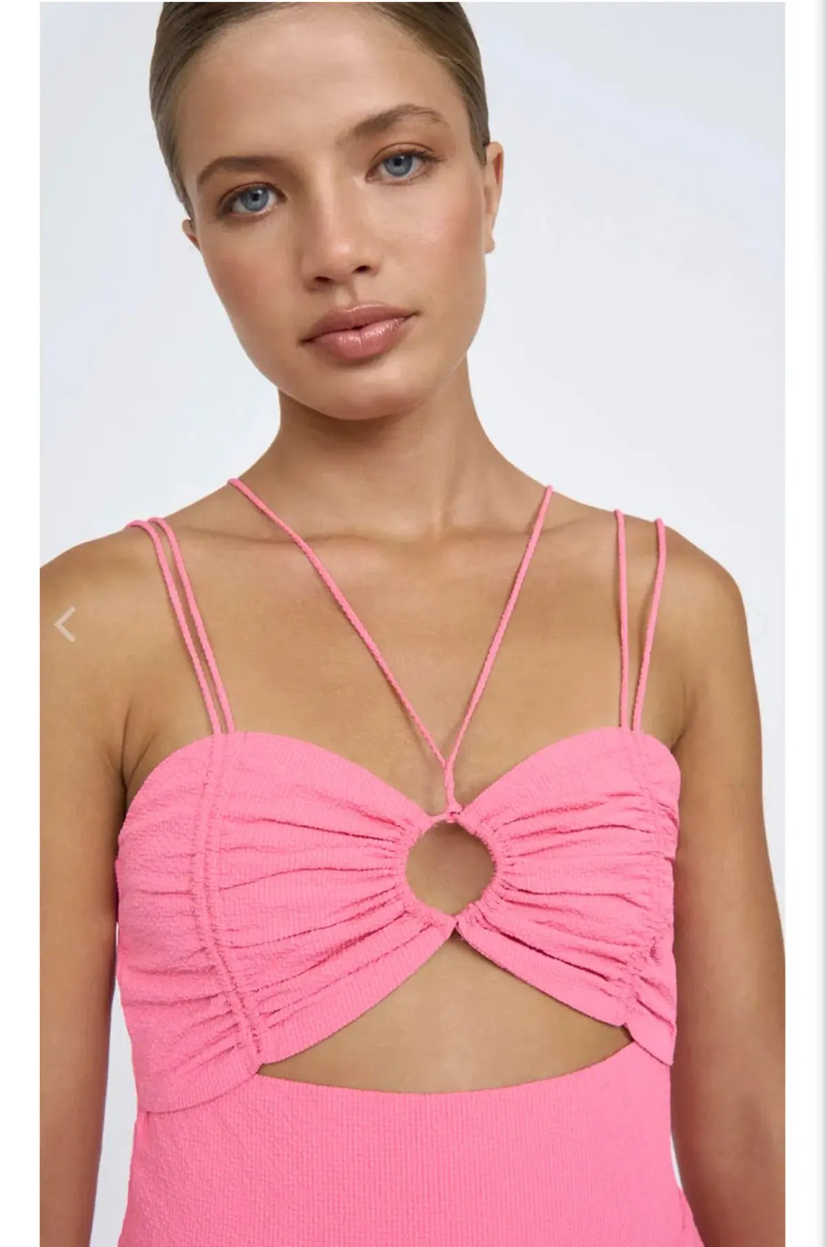 By Johnny Isola Bella Strap Midi Dress Pink Size AU 10 photo 2
