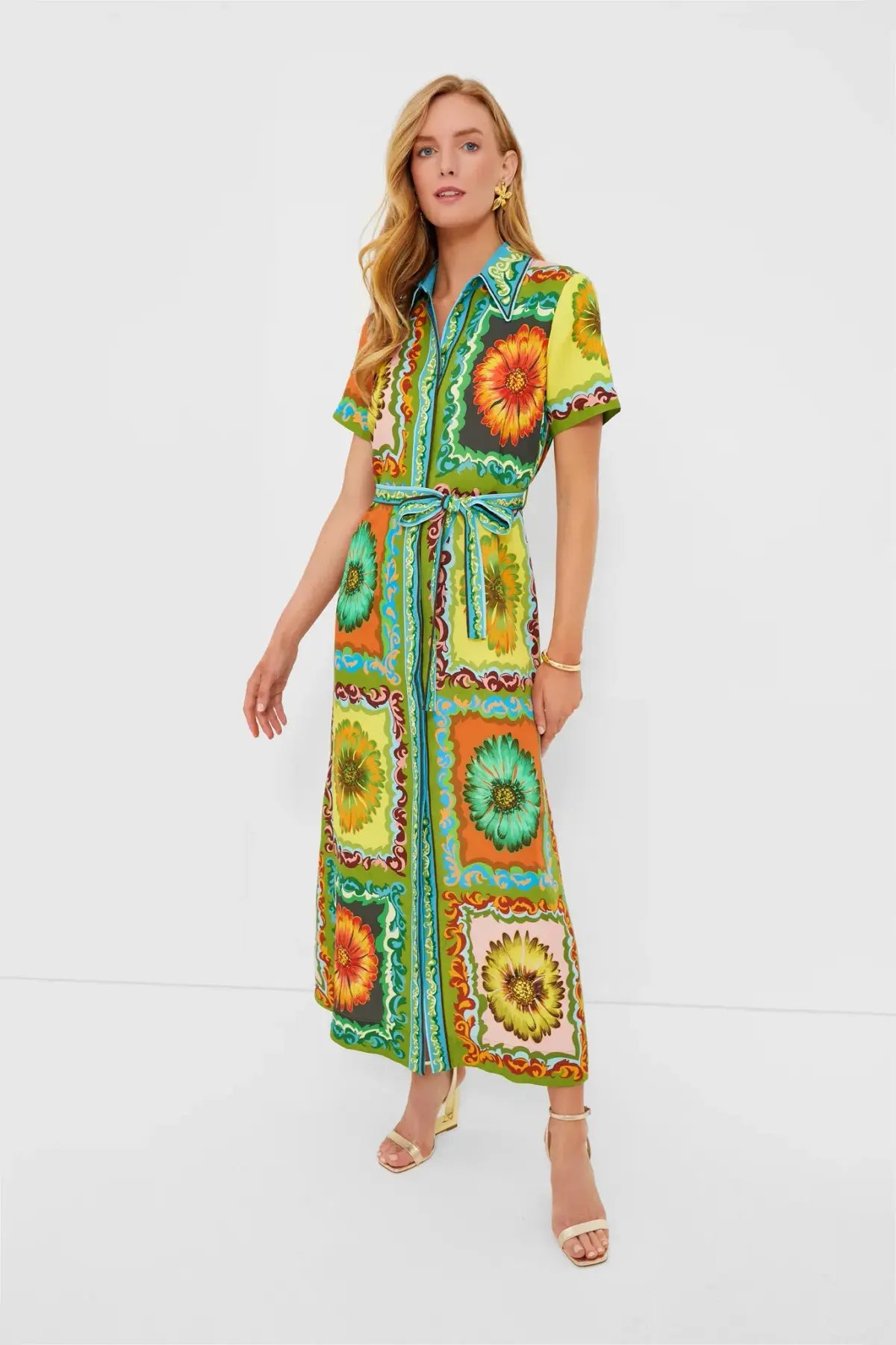 Alemais Disco Daisy Shirtdress Multi Size 8 photo 2