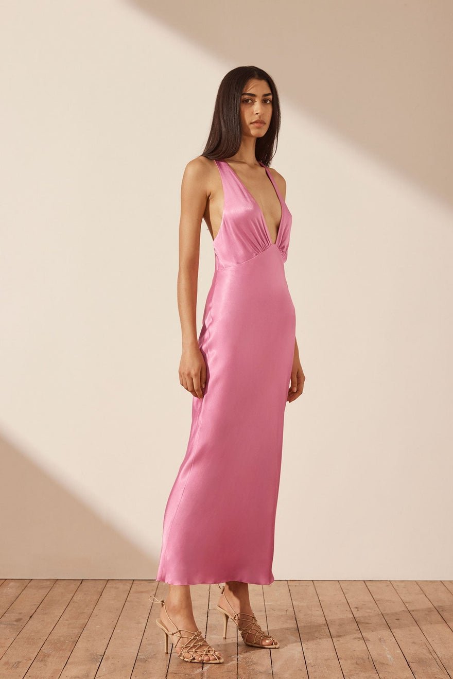 Shona Joy Arienzo Cross Back Midi Dress photo 2