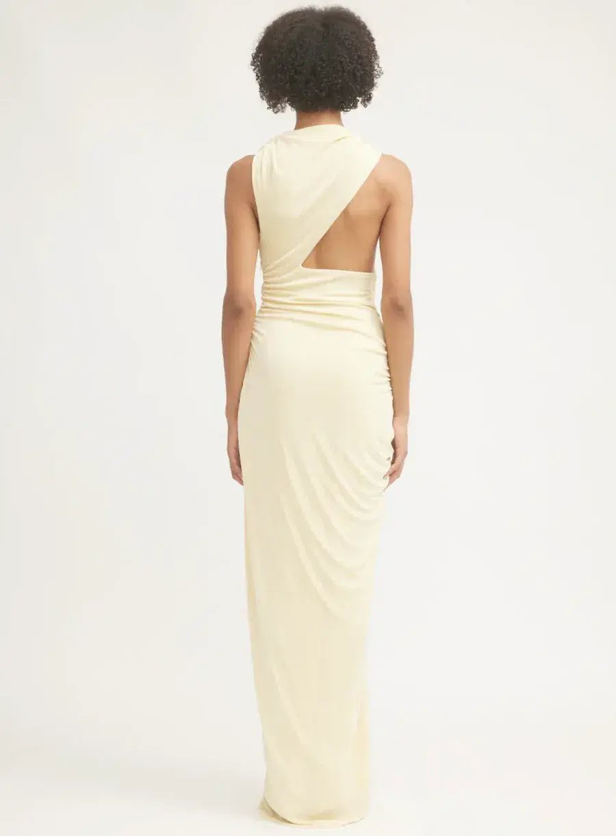 Tojha Sutton Maxi Dress Lemonade Size 8 photo 4