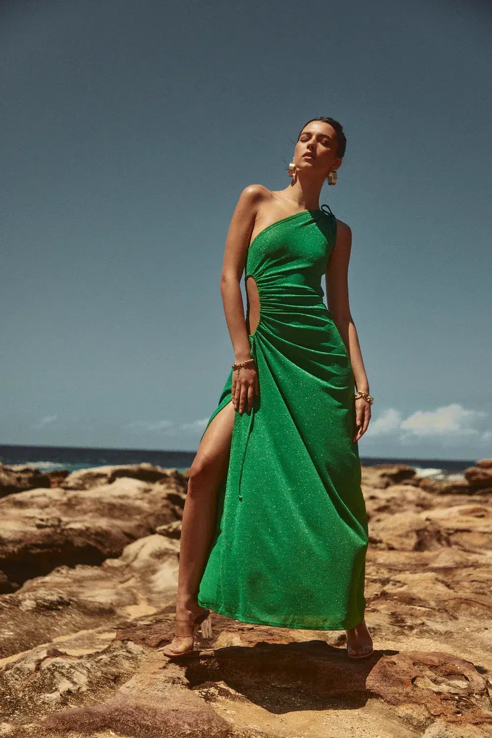 Sonya Moda Nour Dress in Forest Green Size M / AU 10 photo 4