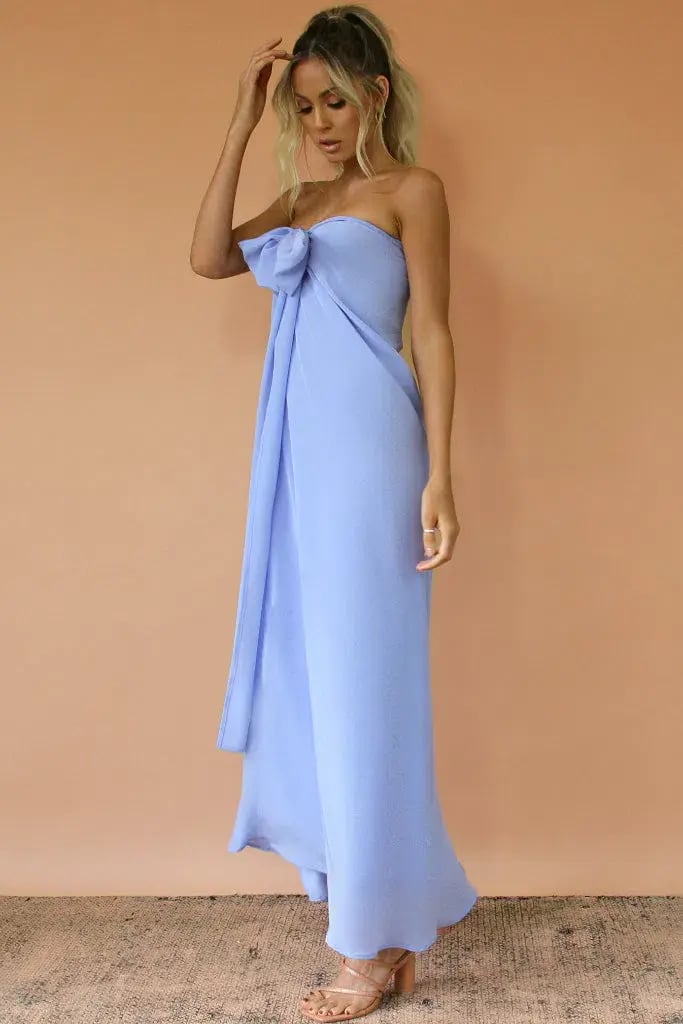 Sisters The Label Sasha Gown - Vienna Sky Silk photo 2