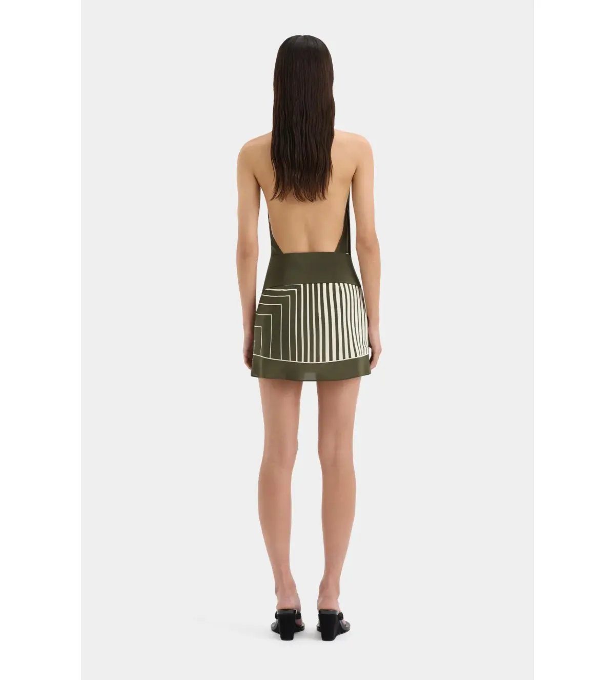 Sir The Label Leilana Mini Dress Garden Stripe Size 1/AU 8 photo 3