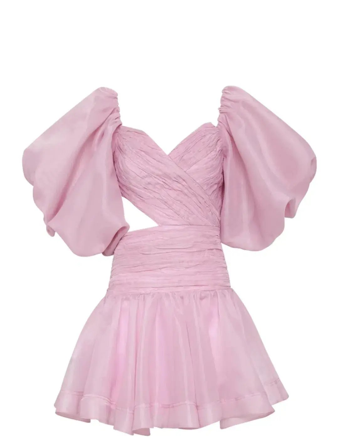 Aje Myriad Cut Out Mini Dress Lilac Purple Size 6 photo 6