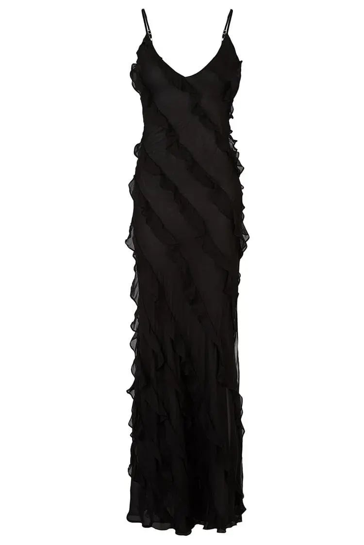Rat and Boa Selena Dress Black Size S/AU 8 photo 3