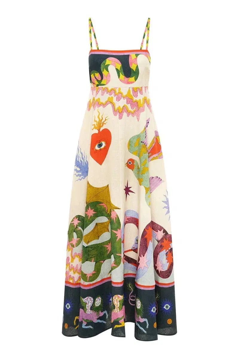 Alemais Seeker Sun Dress Print Size 6 photo 4