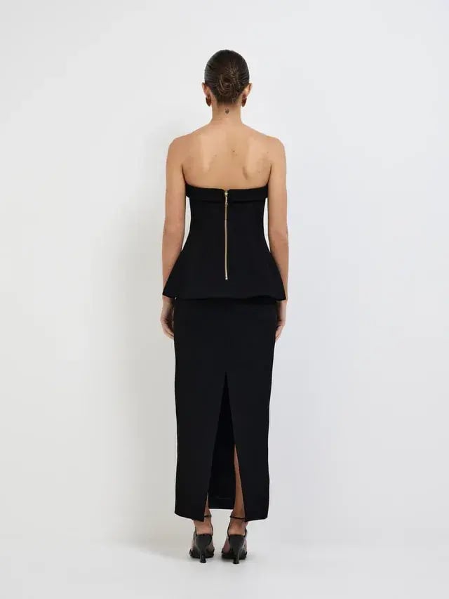 Sheike Estella Gown Black Size 12 photo 2