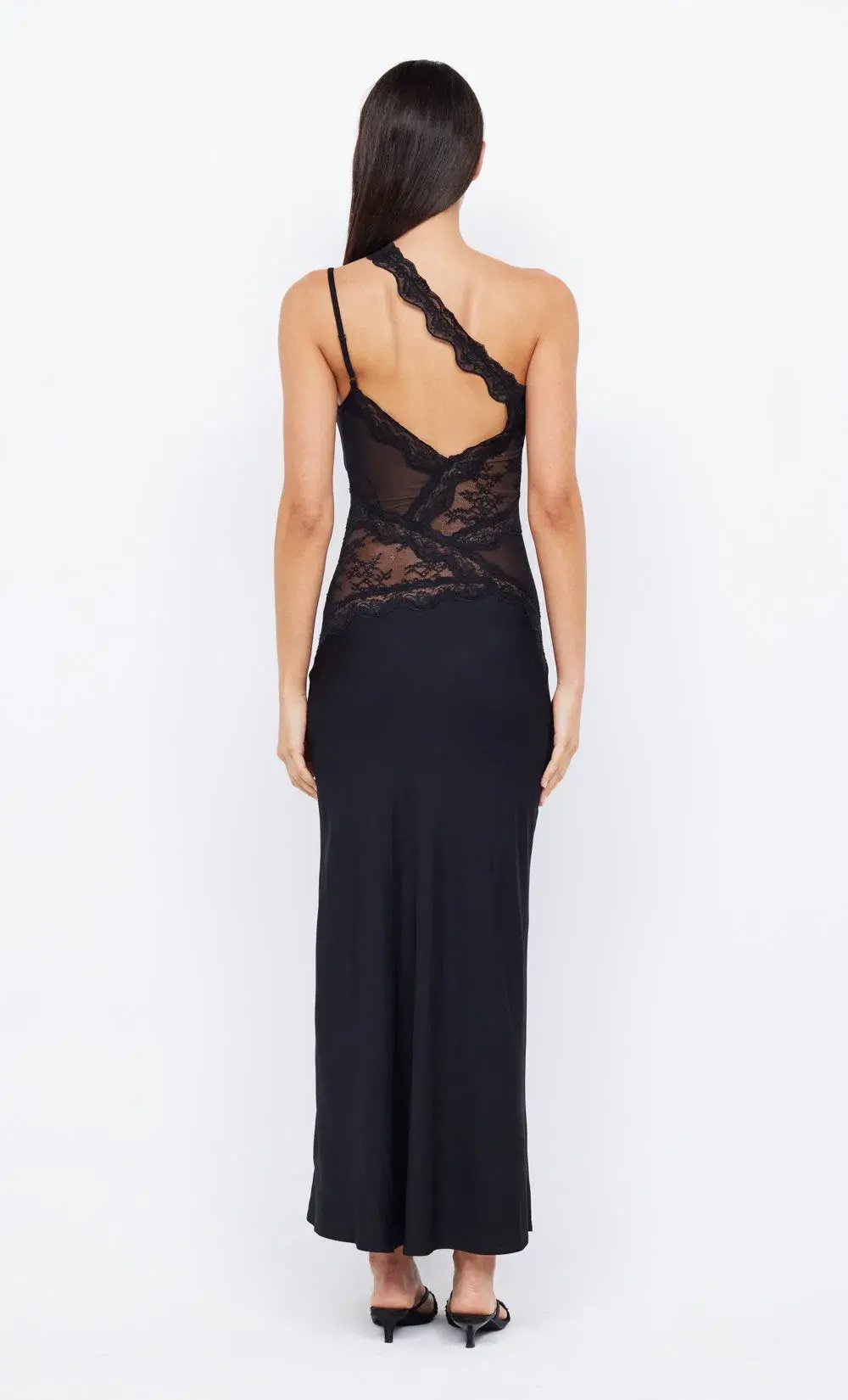 Bec & Bridge Ria Asym Maxi Dress Black Size 6 photo 2