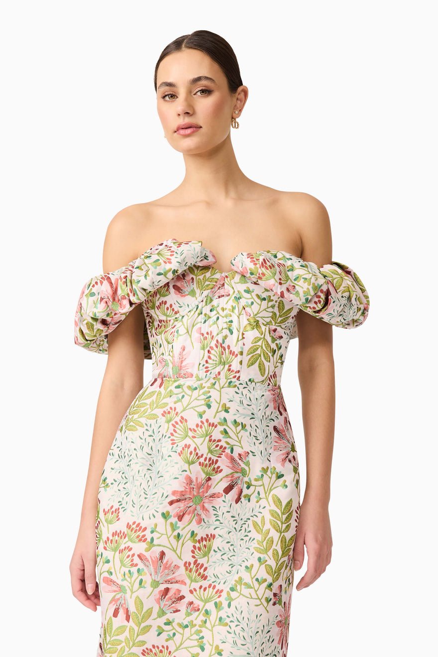 Elliatt Calaantha Midi Dress - Multi photo 2