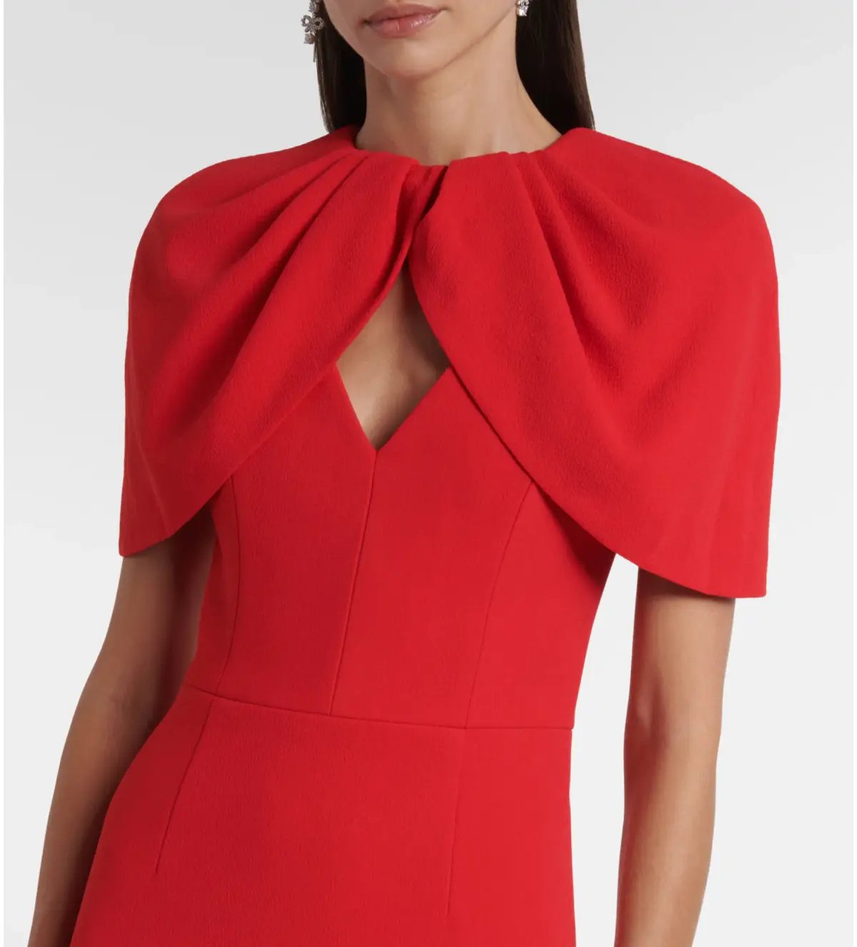 Rebecca Vallance Cameron Gown Maxi Dress in Red Size AU 12 photo 2