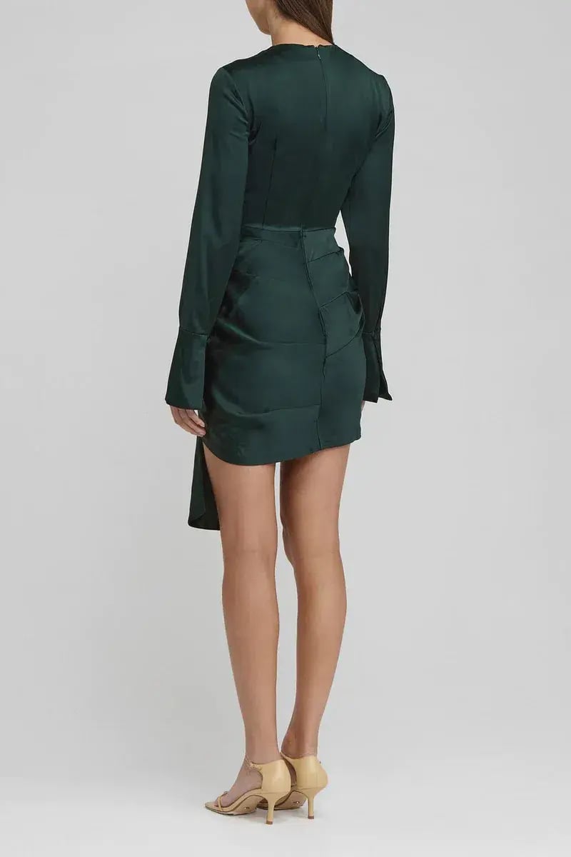 Significant Other Dahlia Dress Deep Pine Size 10 photo 4
