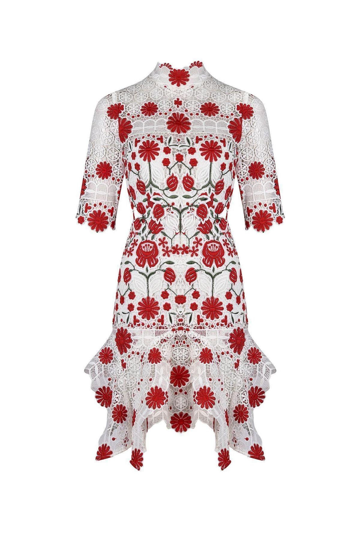 Thurley English Rose Dress Size 8 photo 2