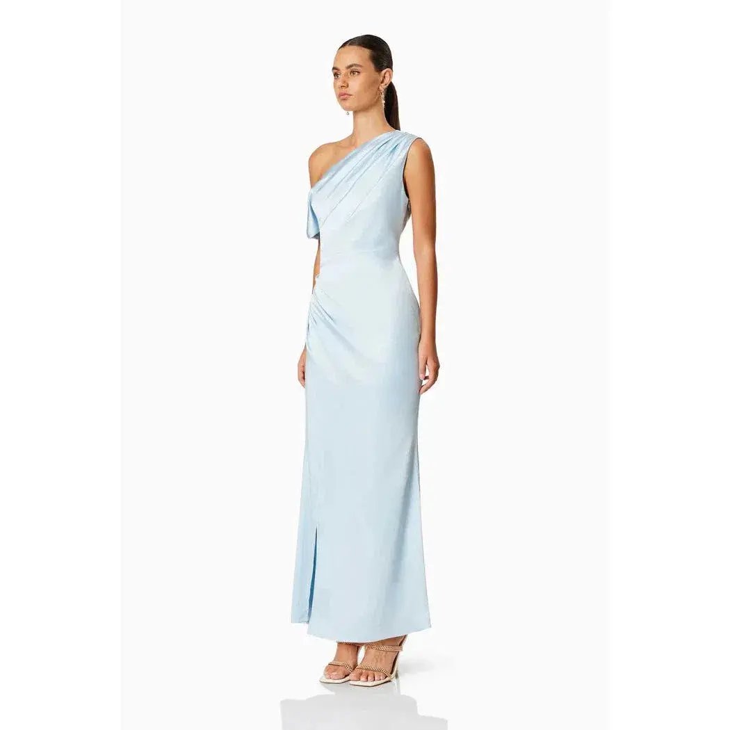Elliatt Retreat Midi Dress Light Blue Size XXL / AU 16 photo 2