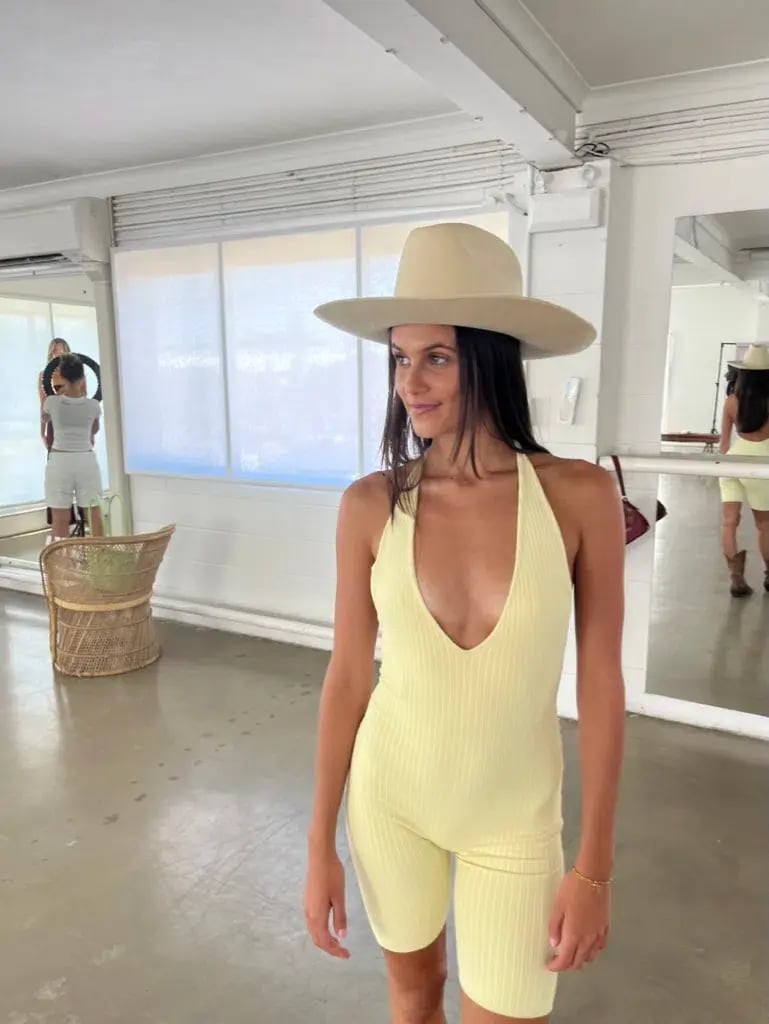 Sir the Label Kelvin Halter Jumpsuit in Lemon Size 0 / Au 6 photo 8