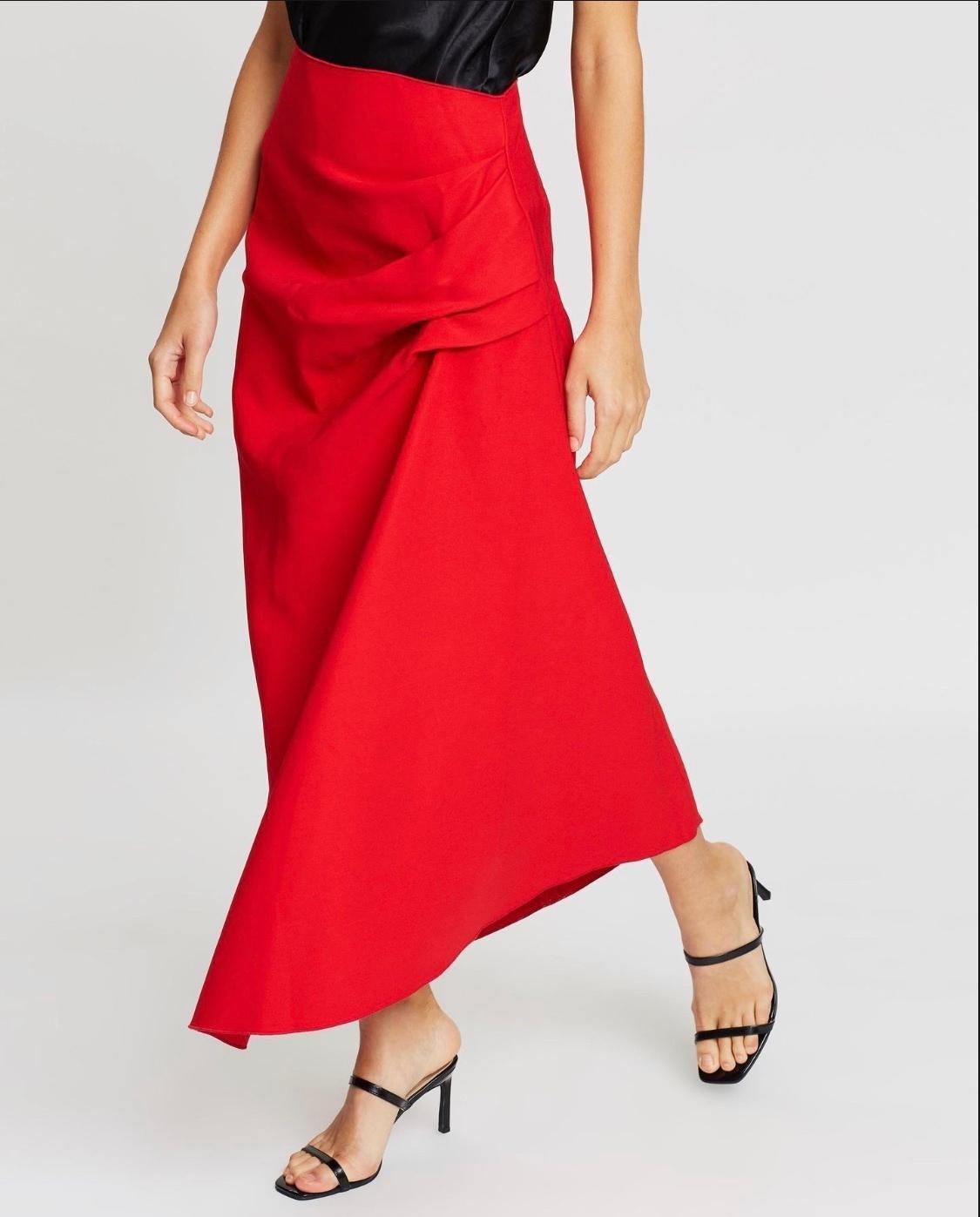 Acler Thistle Skirt Red size 10 photo 5