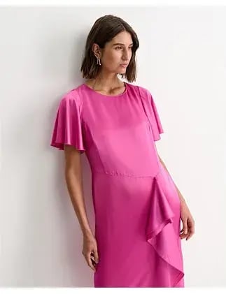 SPORTSCRAFT HARLOW RUFFLE MIDI DRESS SIZE 12/M photo 2