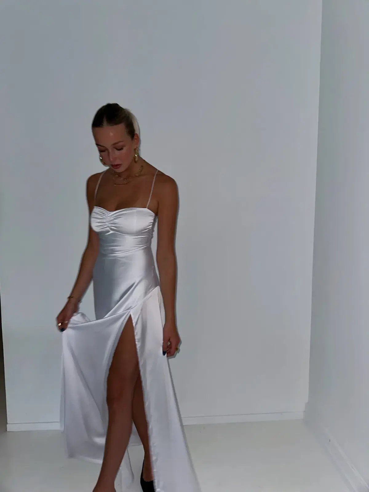 HNTR the Label Gaia Gown Blanc Size M / AU 10 photo 2