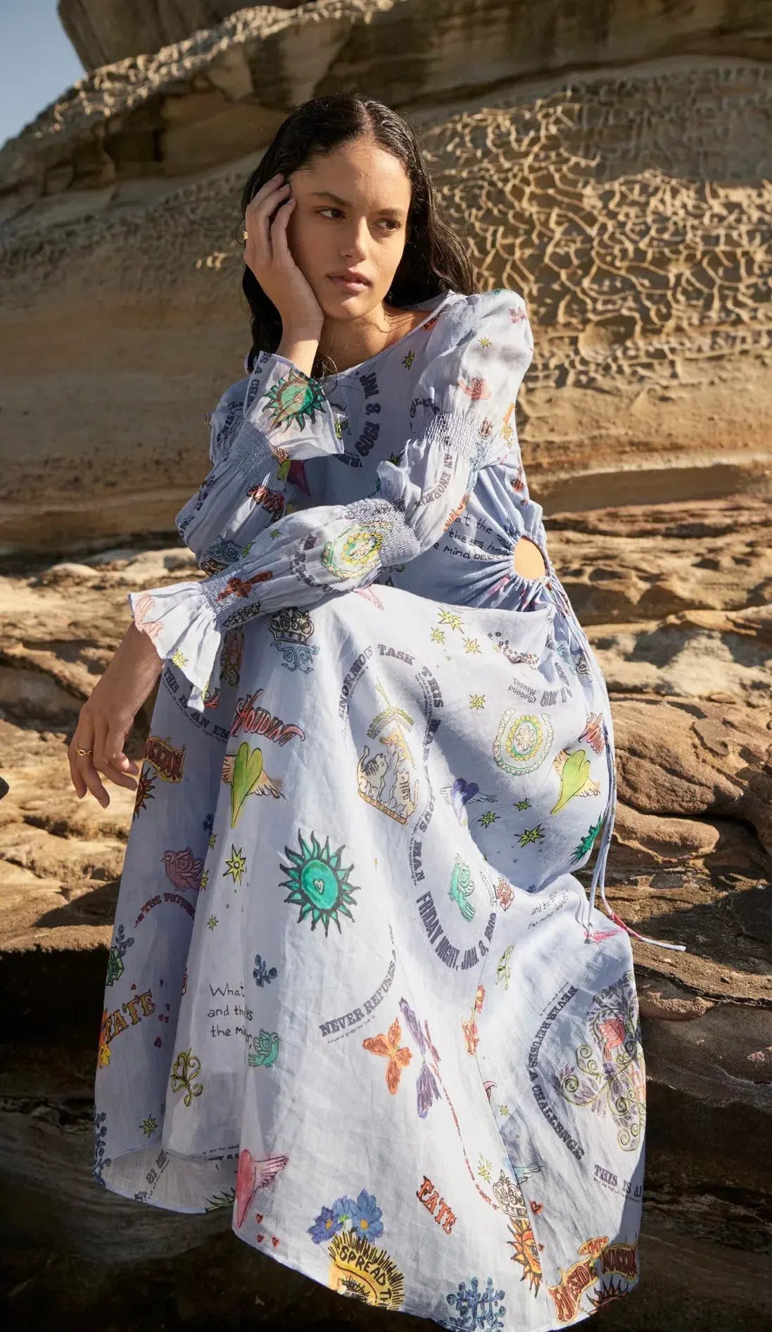 Kate Ford Caracus Cut Out Gown Size AU 12 photo 3