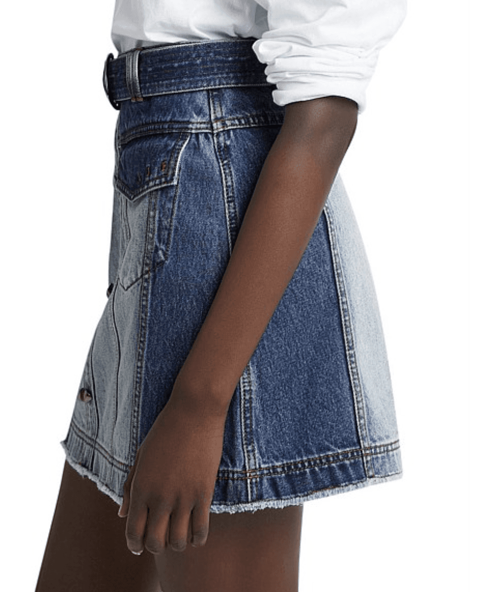 Aje Freecycle Denim Skirt photo 4