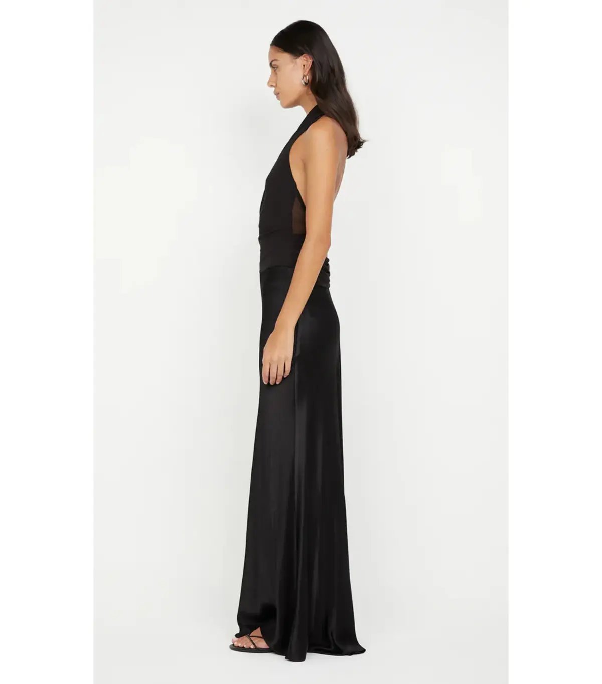 Bec + Bridge Ida Halter Maxi Dress Black Size 8 photo 3