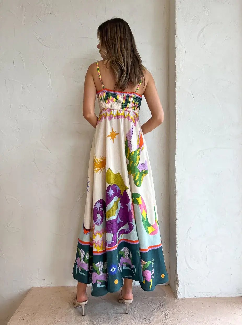 Alemais Sunseeker Dress Multi Size AU 10 photo 5