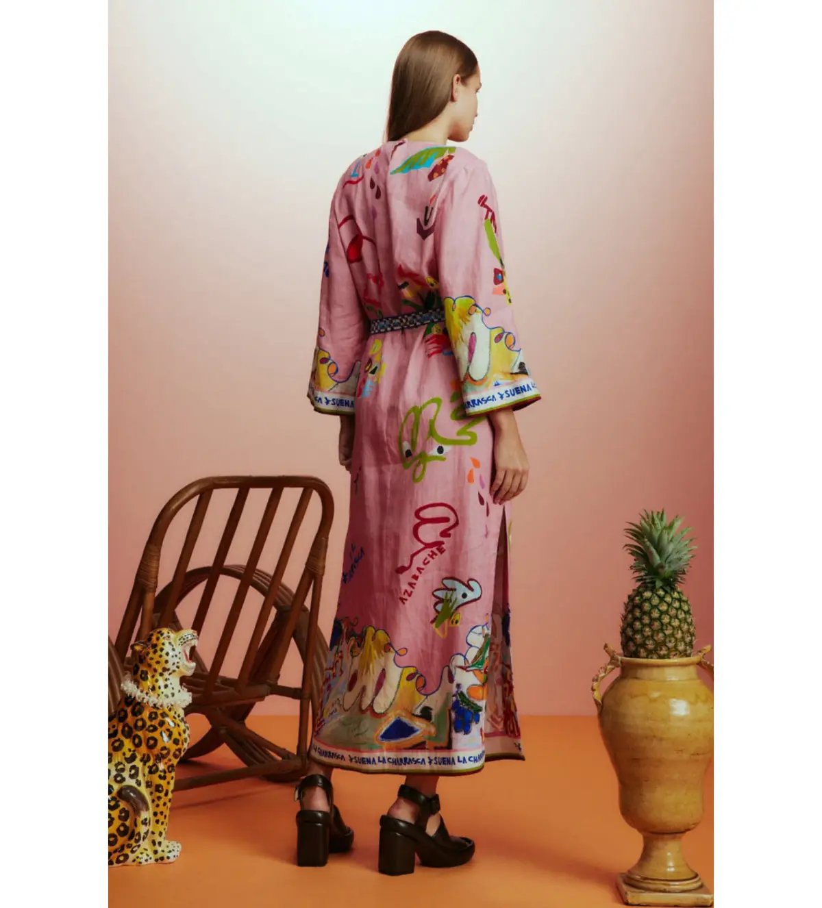 Alemais La Charrasca Midi Dress Print Size 16 photo 2