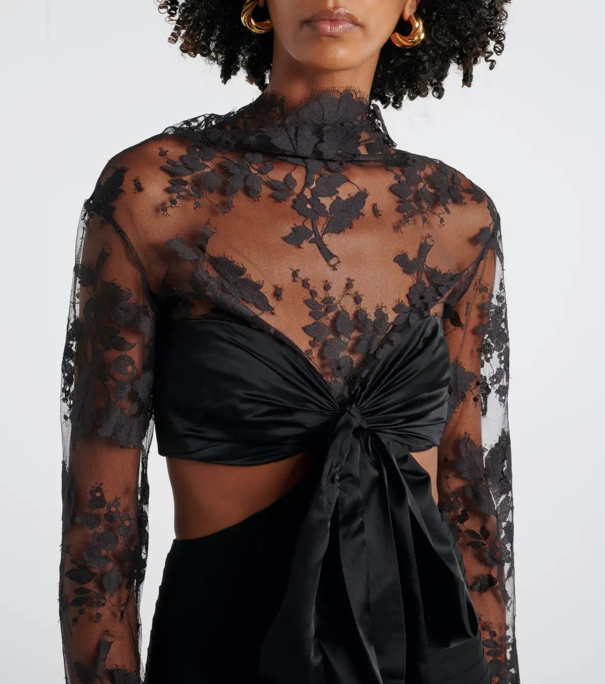 Zimmermann Illustration Flounce Gown Black Size 0 / AU 8 photo 3