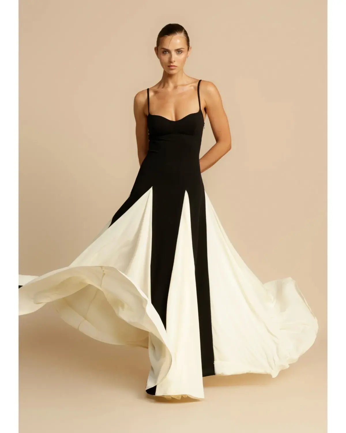 Arcina Ori Paloma Dress Black/White Size AU 8 photo 4
