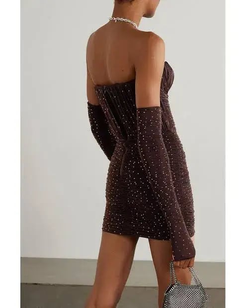 Alex Perry Koda Brown Size AU 6 photo 3