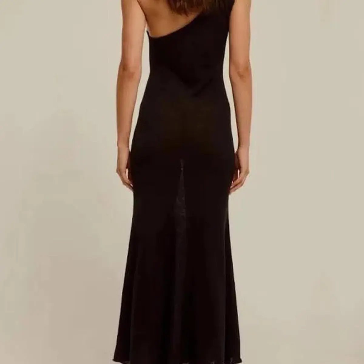 Venroy One Shoulder Maxi Dress Black Size M / AU 10 photo 2
