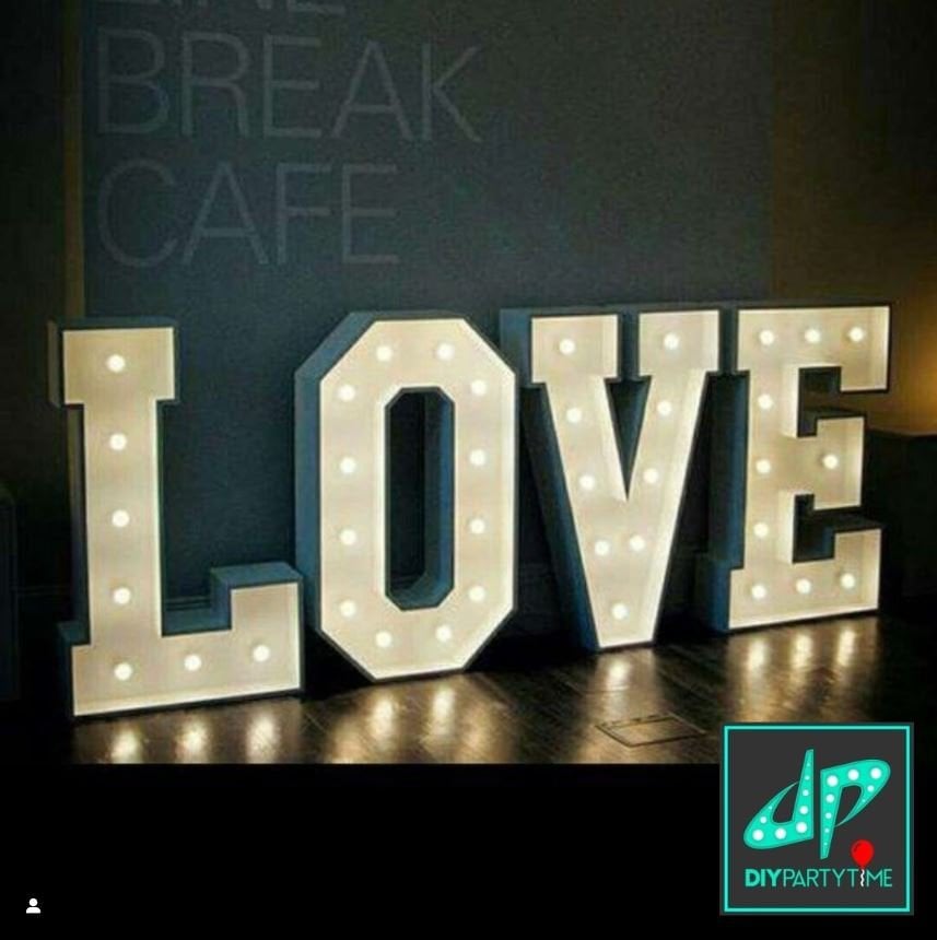 Hire Giant 1.2m Light Up Numbers photo 7