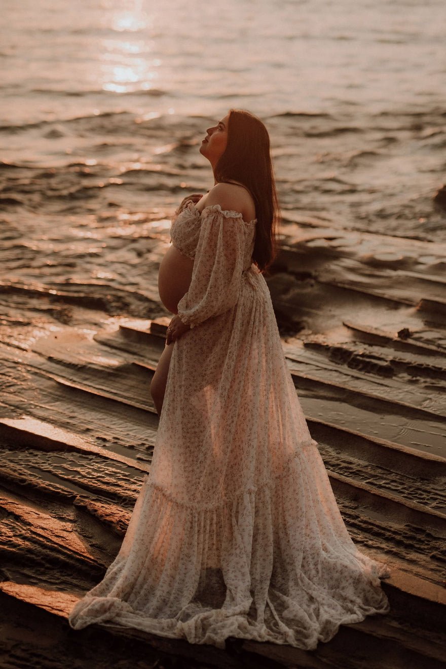 We Are Reclamation There Is Nothing Quite Like You Two Piece Floral Gown photo 3