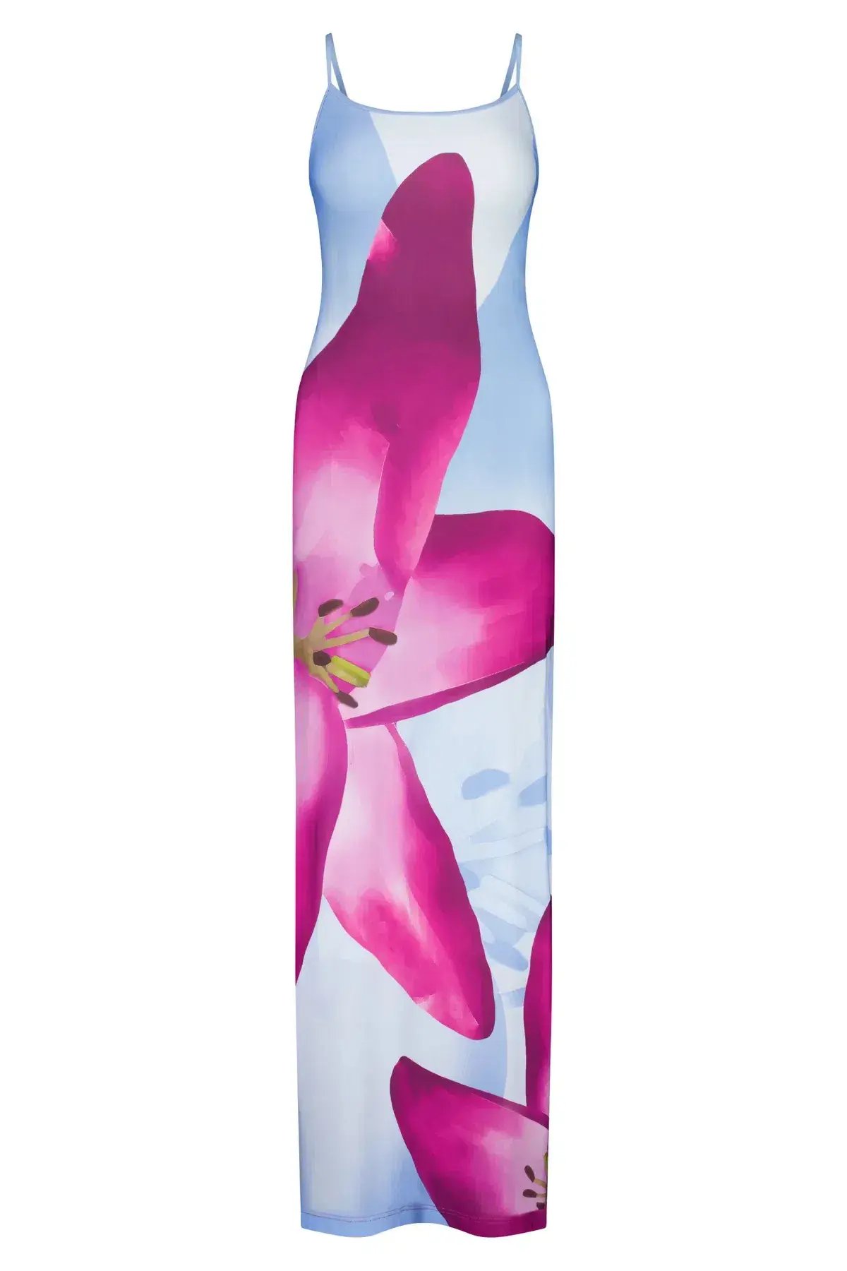 With Harper Lu Dress Sky Lily Floral Slip Size 10 photo 6