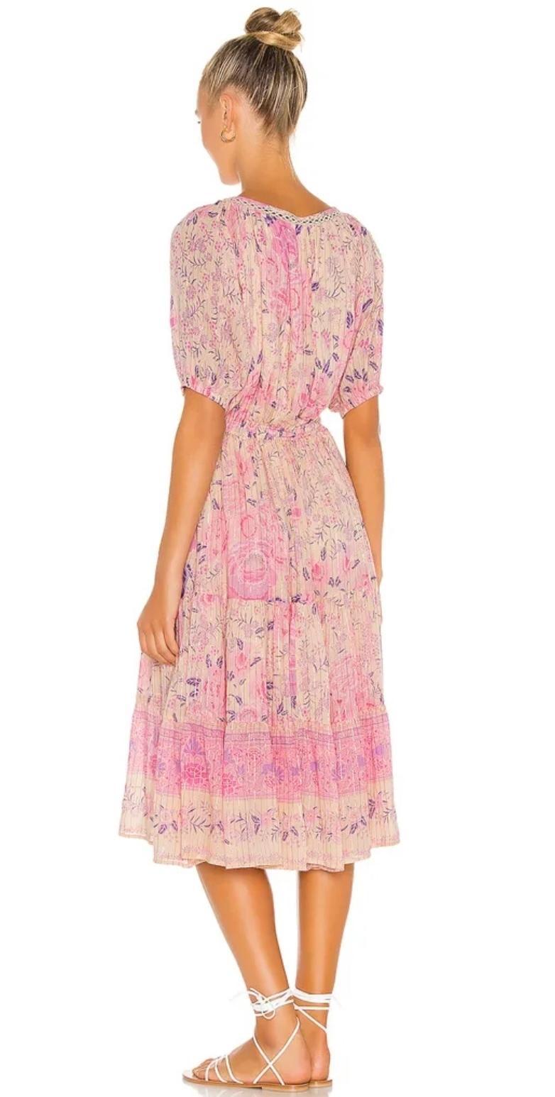 Spell & The Gypsy Mystic Midi Dress Floral Size 6 photo 3