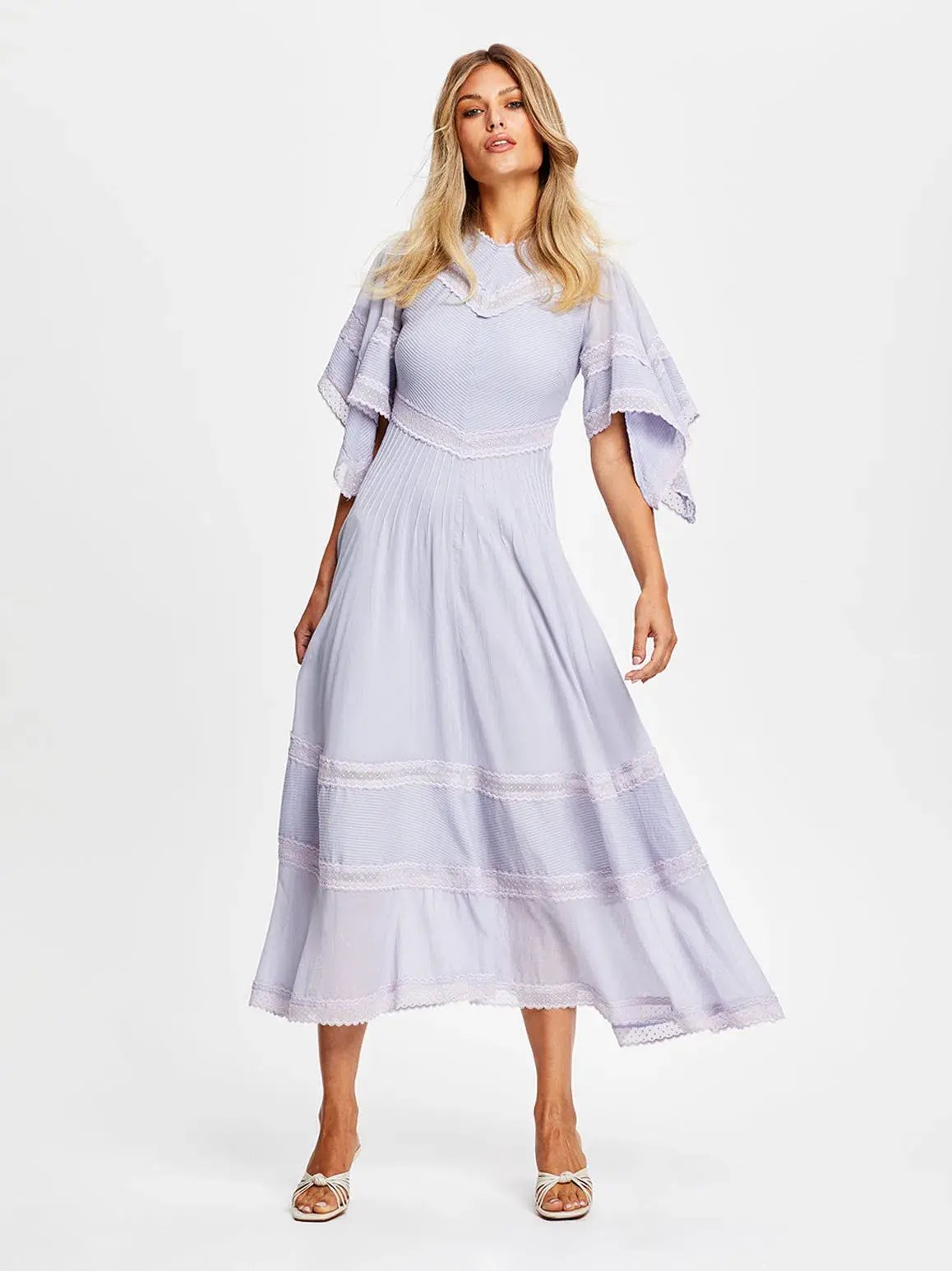 Alice McCall Lavender Some Girls Midi Dress Purple Size 6 photo 2