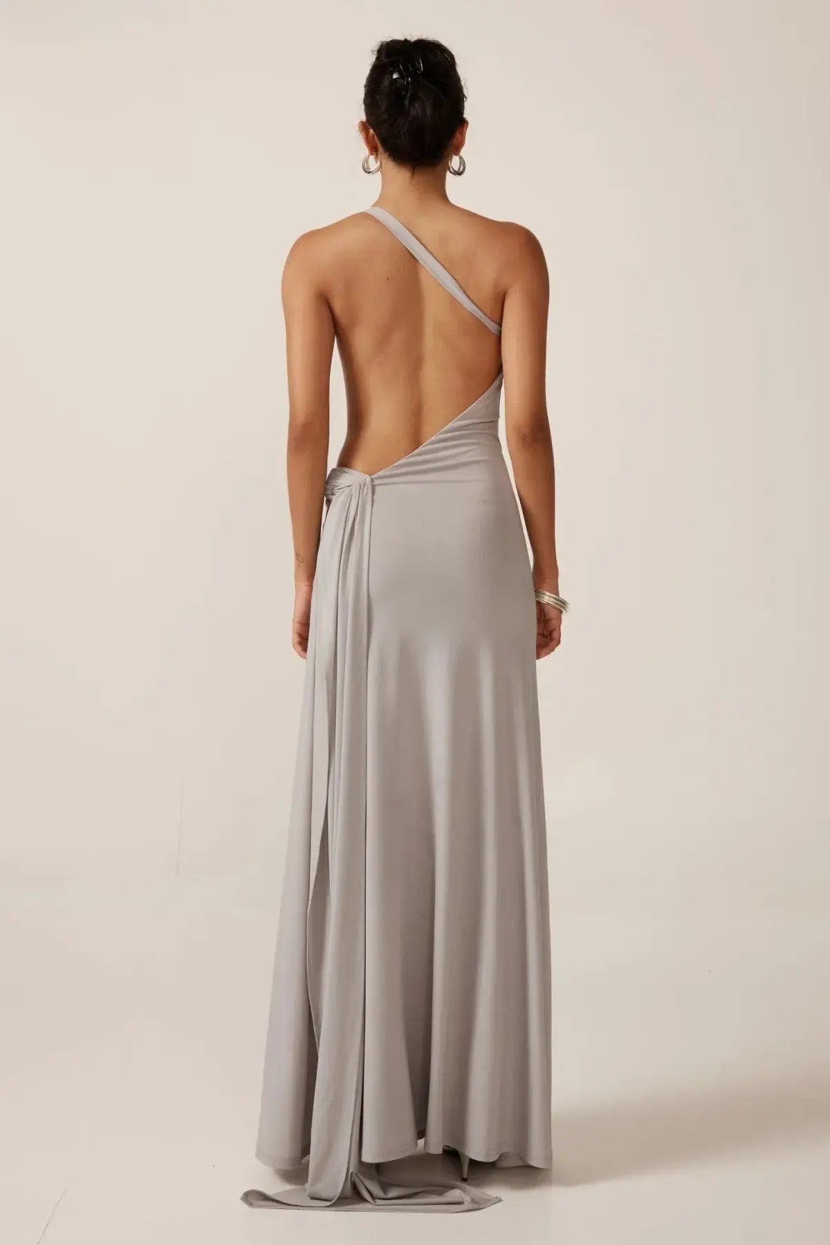 Ance Gria Gaia Maxi Dress Silver Grey Size S / AU 8 photo 3